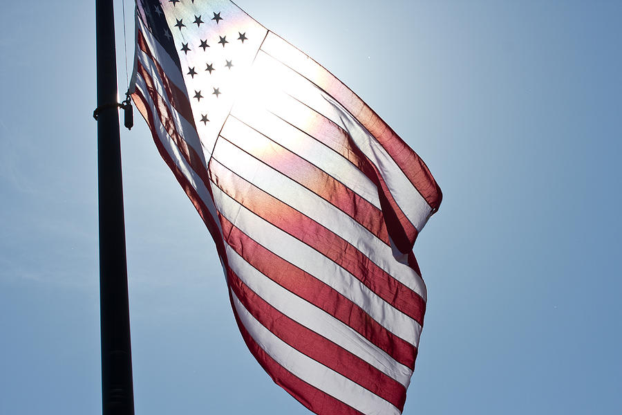 Old Glory - Long May She Wave Photograph By Marie Jamieson - Fine Art 