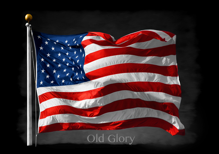 Old Glory Photograph by Steven Michael