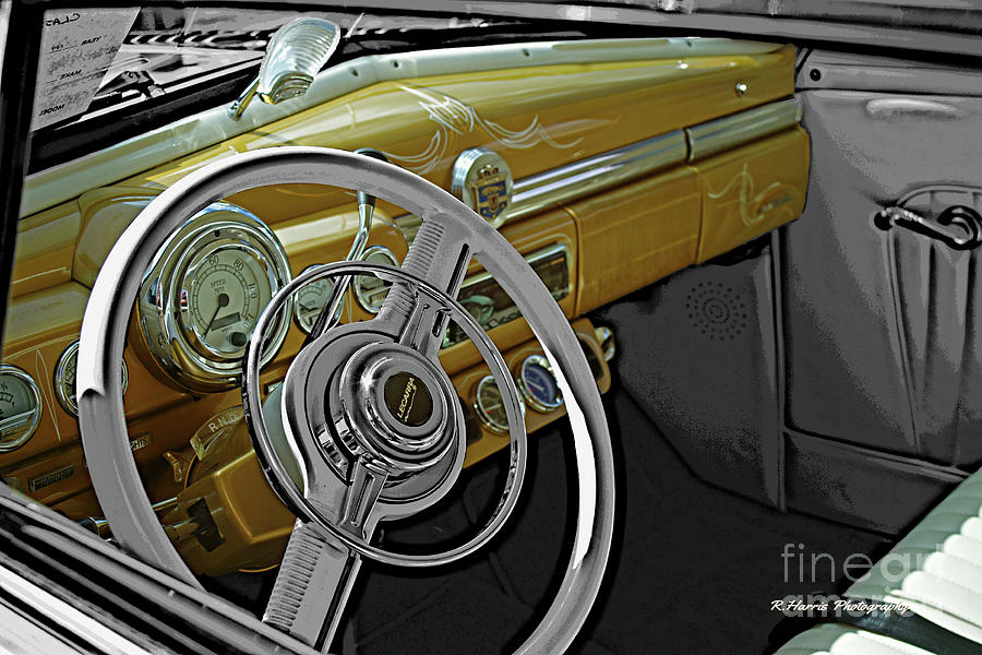Old Gold Dashboard Photograph by Randy Harris