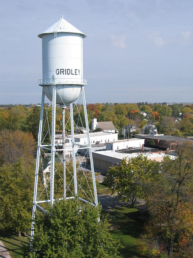Old Gridley Water Tower Photograph by Dylan Punke