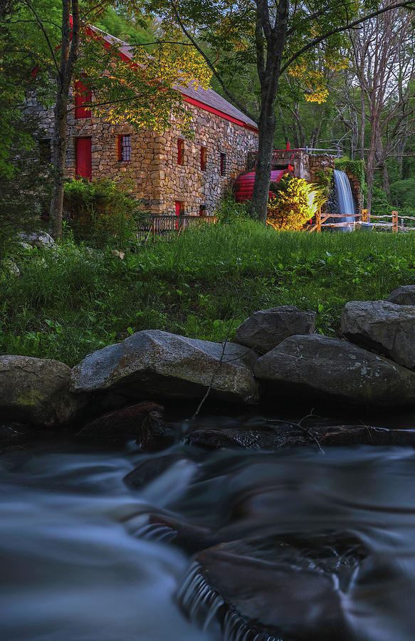Old Grist Mill at Wayside Inn Historic District Photograph by Juergen Roth