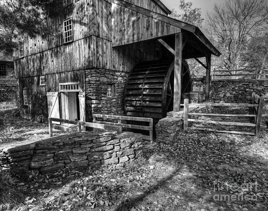 Old Grist Mill Photograph by Steve Brown