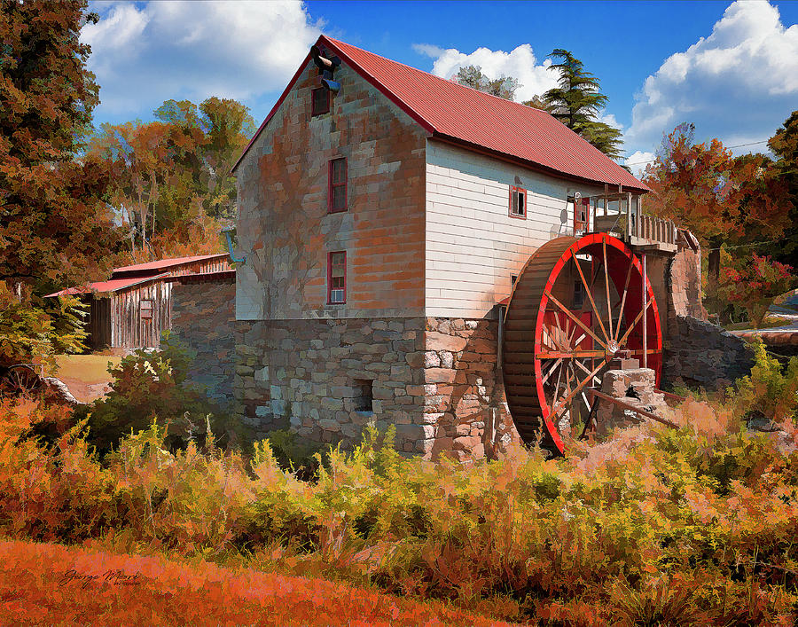 Old Guilford Mill Photograph by George Moore