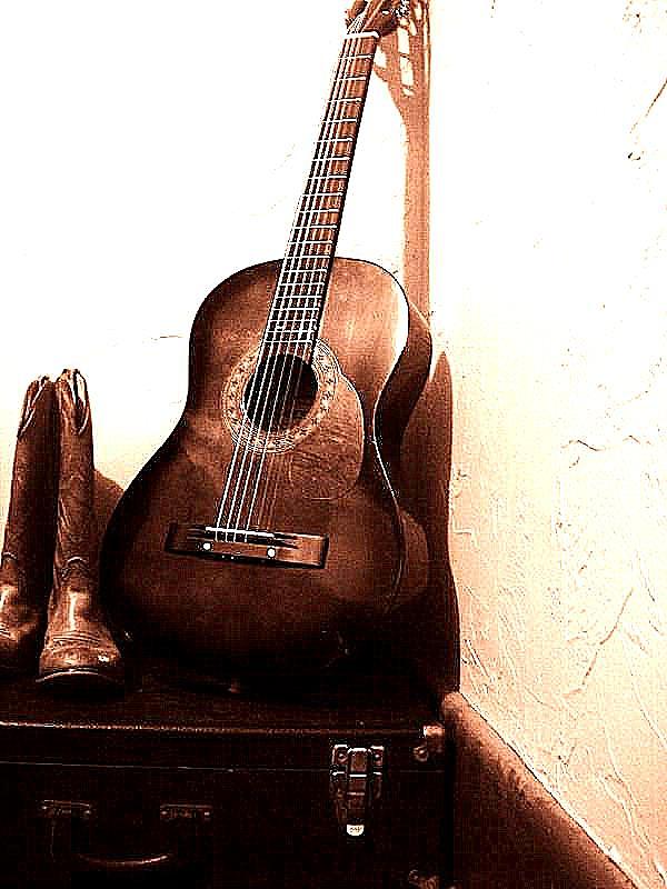 Old Guitar. Photograph By Ashlynn Decker