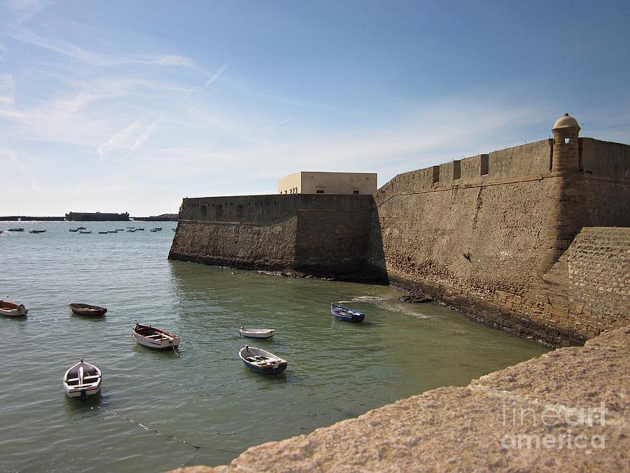 Old harbor of Cadiz Photograph by Chani Demuijlder