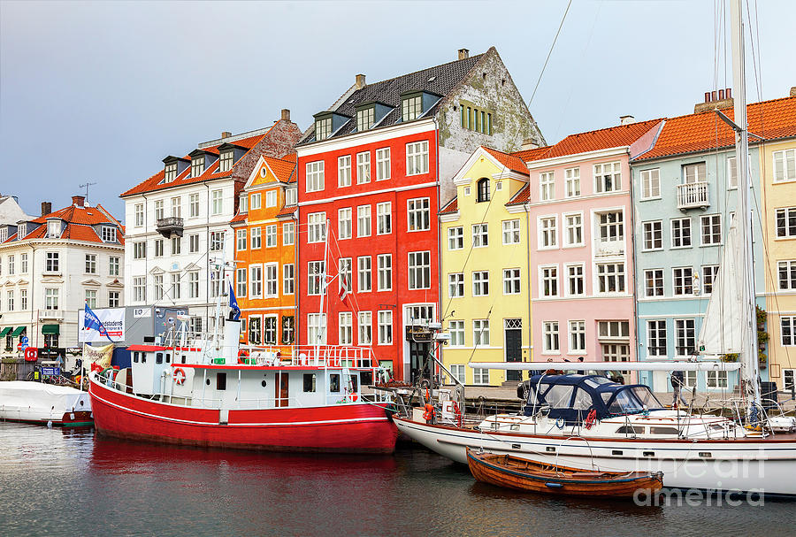Old harbour in Copenhagen Photograph by Sophie McAulay