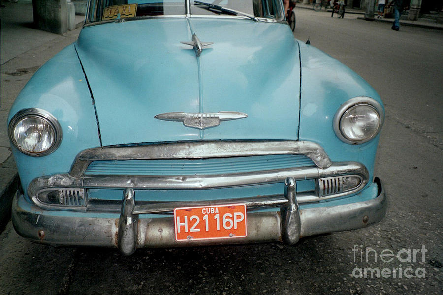Old Havana Taxi Photograph
