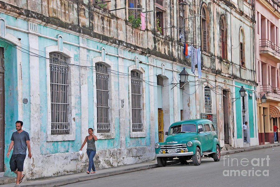 Old Havana Street Photograph by Andrea Simon