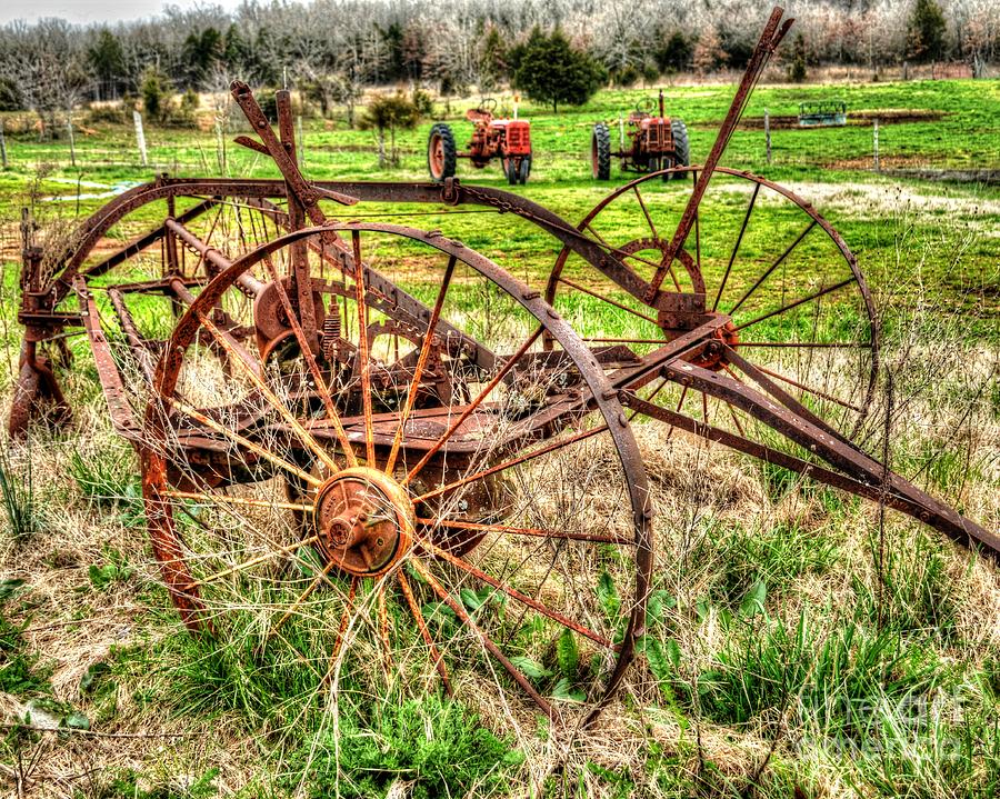 Old Hay Rake Photograph by Kevin Pugh - Fine Art America