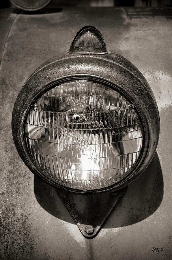 Old Headlamp II Photograph by David Gordon