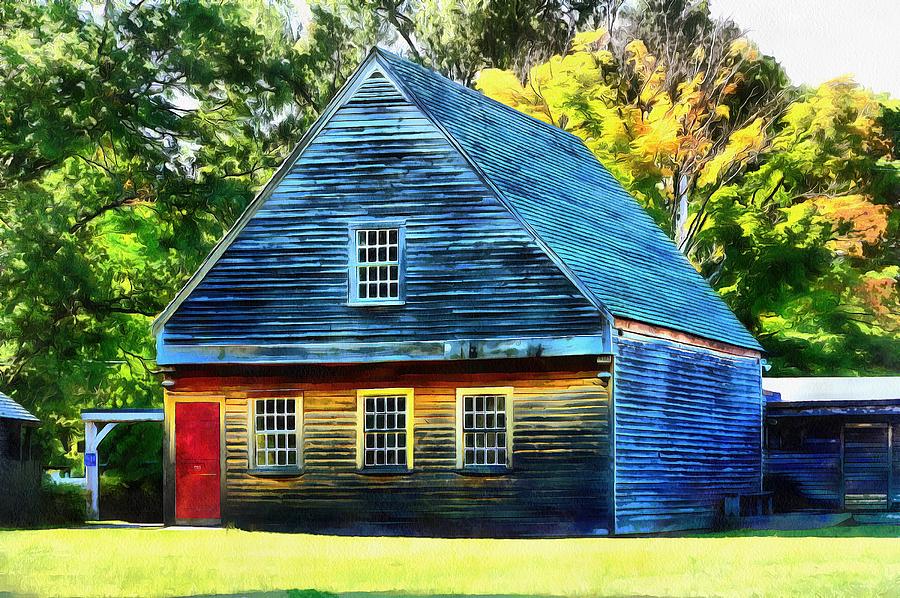 Old Historical home from early 1600s Digital Art by Lilia D