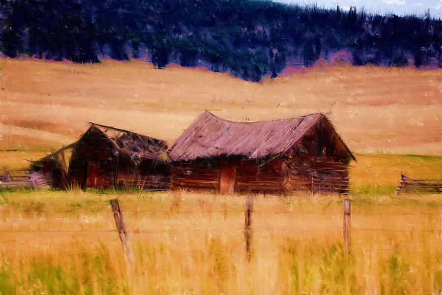 Barn Photograph - Old Homestead 2 by Michael Bowland