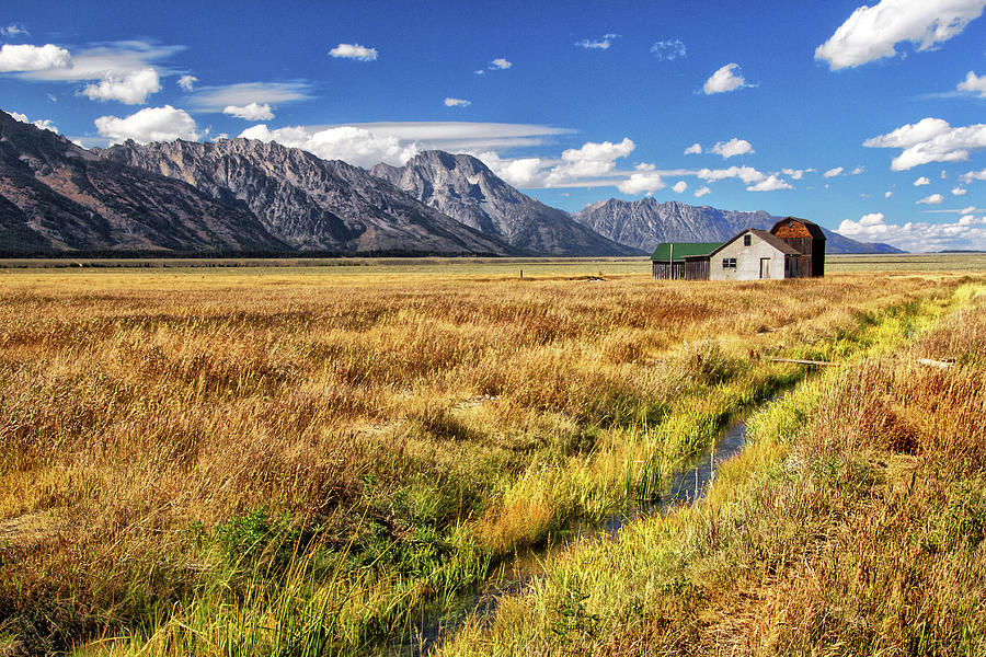 Old Homestead in the Tetons Photograph by Carolyn Derstine