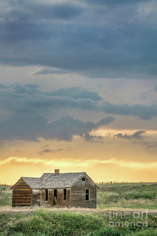Old Homestead On Prairie Photograph by Marek Uliasz