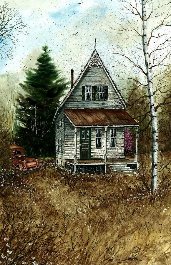 House Painting - Old Homestead by Steven W Schultz