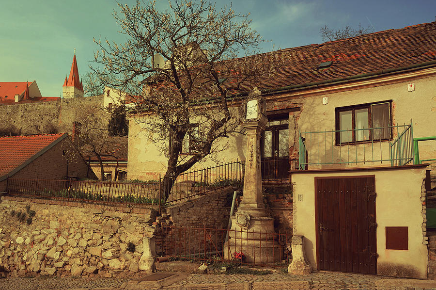 Old House in Znojmo. South Moravia Photograph by Jenny Rainbow