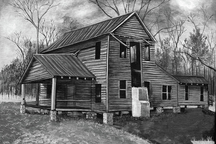 Old House  Painting by Virginia Bond