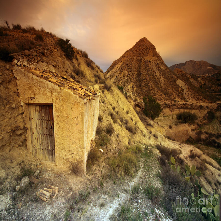 Mountain Photograph - Old Hut by Ang El