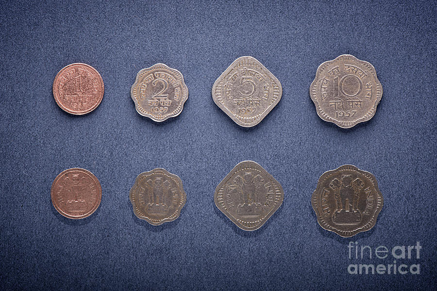 Old Indian Coin currency Photograph by Kiran Joshi