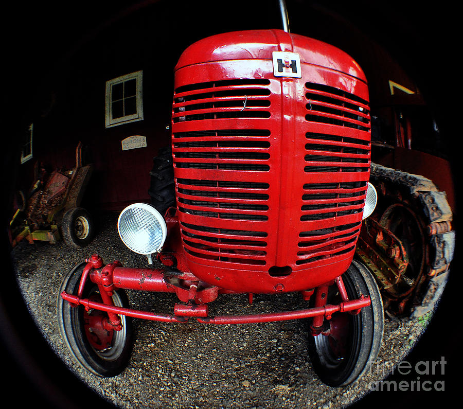 Old International Harvester Tractor Photograph by Clayton Bruster