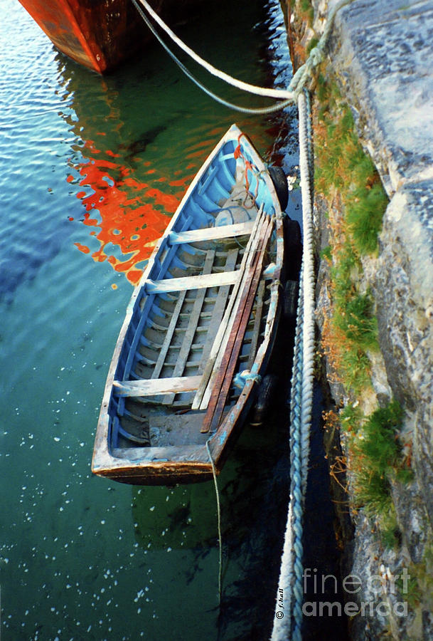 Old Irish Boat Photograph by Francine Hall