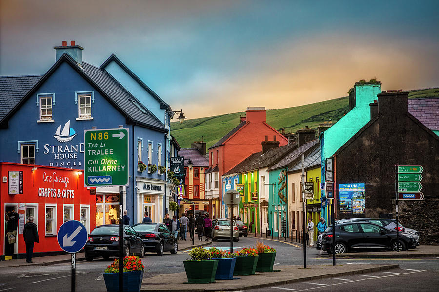 Old Irish Town The Dingle Peninsula  Photograph by Debra and Dave Vanderlaan