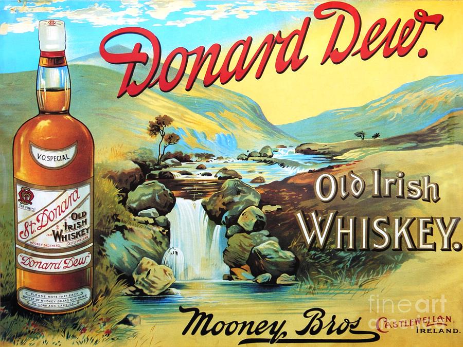 Old Irish Whiskey Painting by Thea Recuerdo