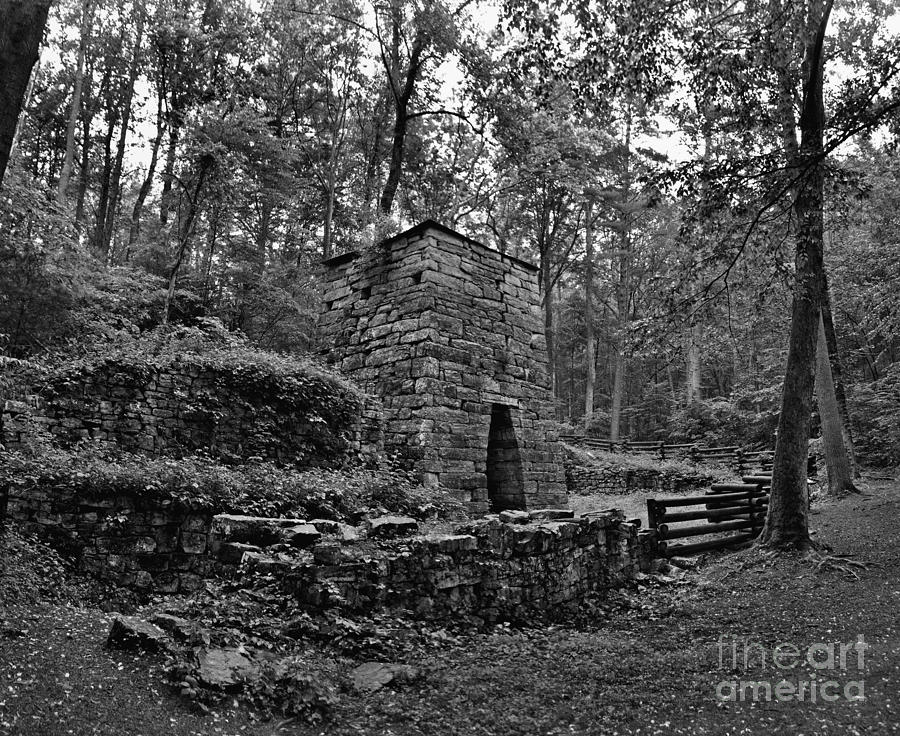 Old Iron Ore Furnace Photograph by Eric Liller