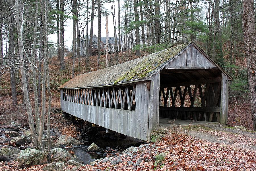 Old Ironsides Covered Bridge Photograph by Wayne Toutaint