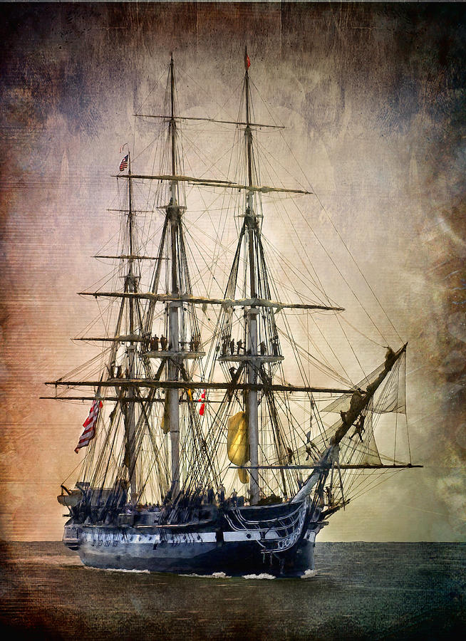 Uss Constitution Photograph - Old Ironsides by Fred LeBlanc