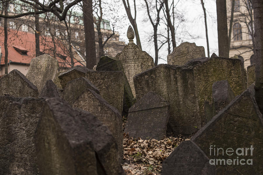 Old Jewish Cemetery in Prague Photograph by Juli Scalzi