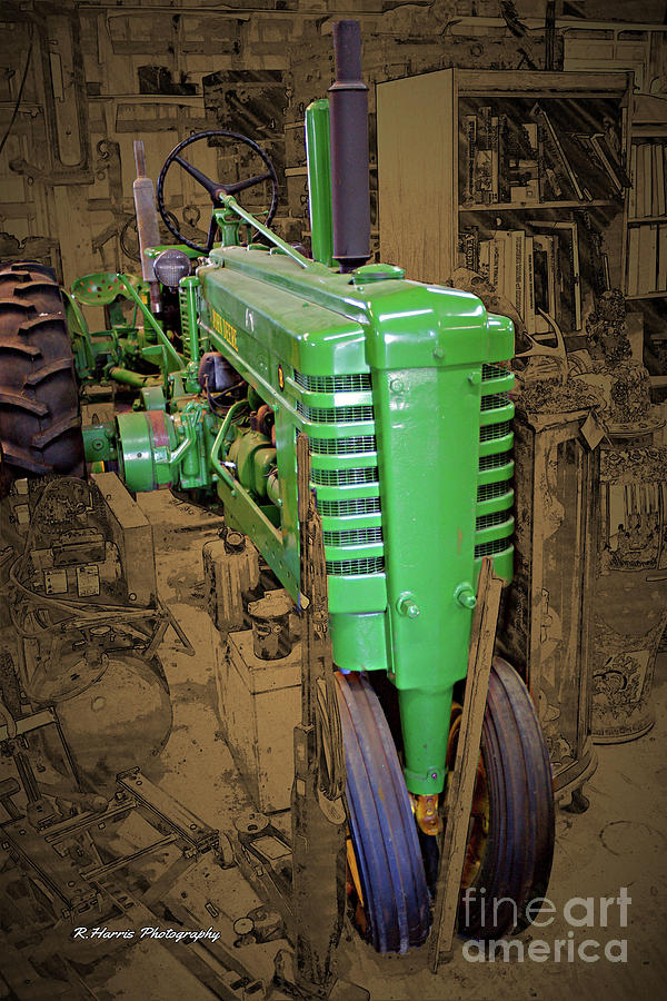 Vintage John Deere Tractor Graphic · Creative Fabrica