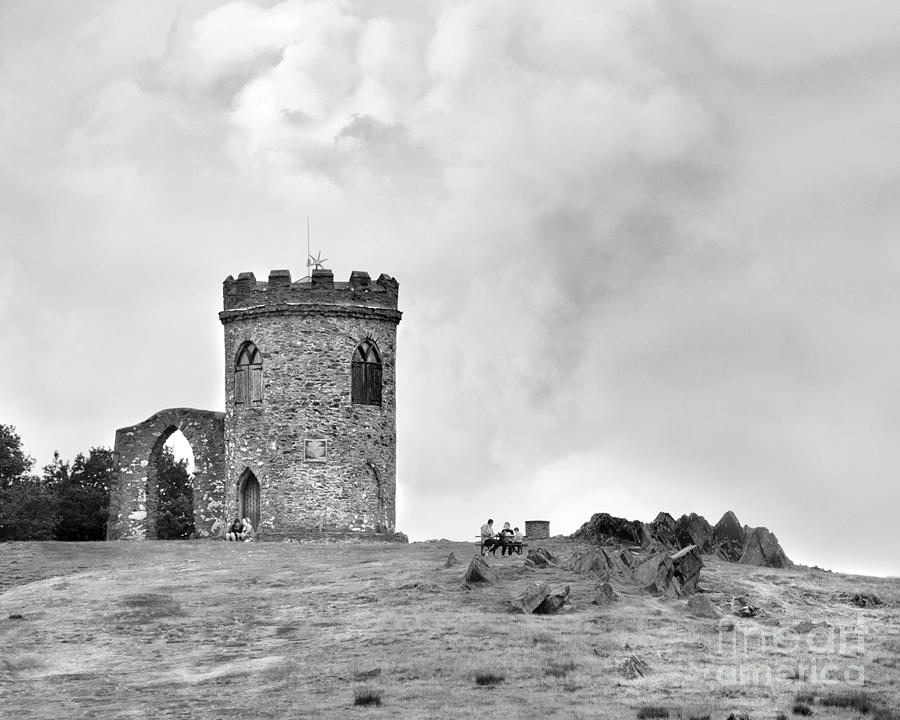 Old John Of Bradgate Park Black And White Photograph by Linsey Williams