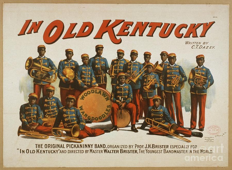 Old Kentucky The original Pickaninny Band 1894 Painting by Vintage Collectables