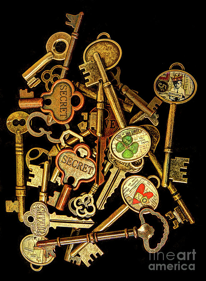 Old Keys #1 Photograph by ELDavis Photography