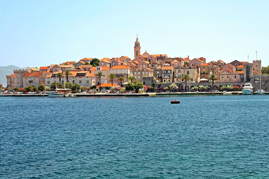 Old Korcula Town Photograph by Sally Weigand
