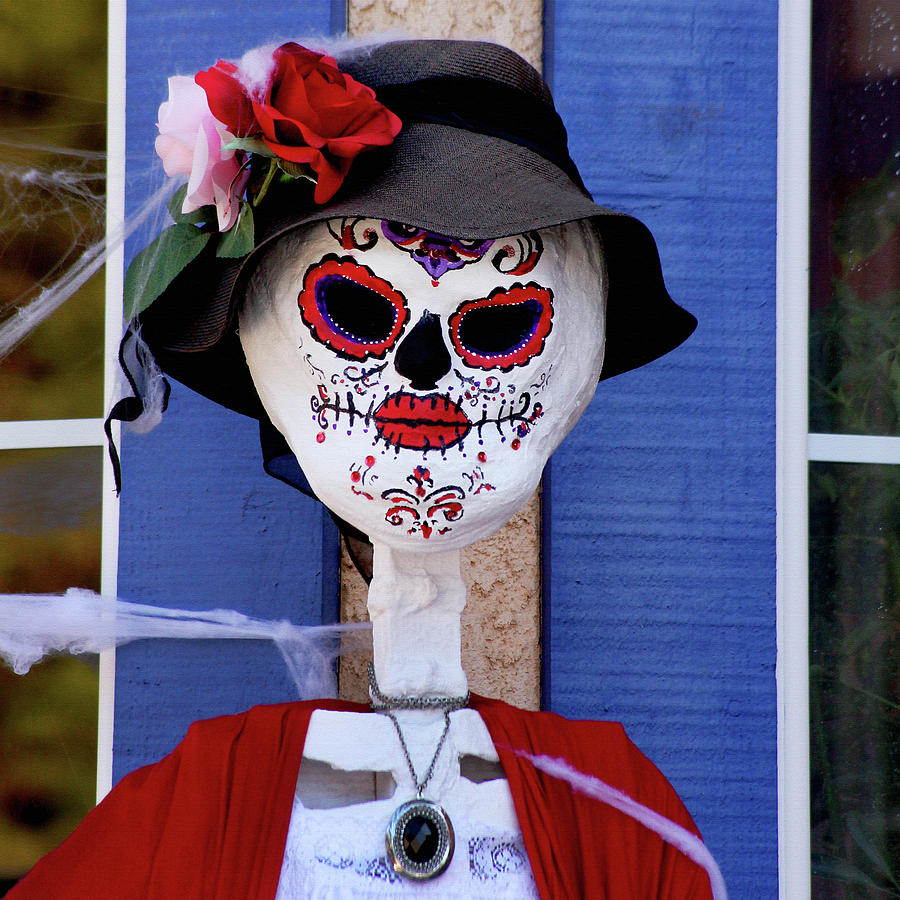 Old Lady Sugar Skull Photograph by Art Block Collections