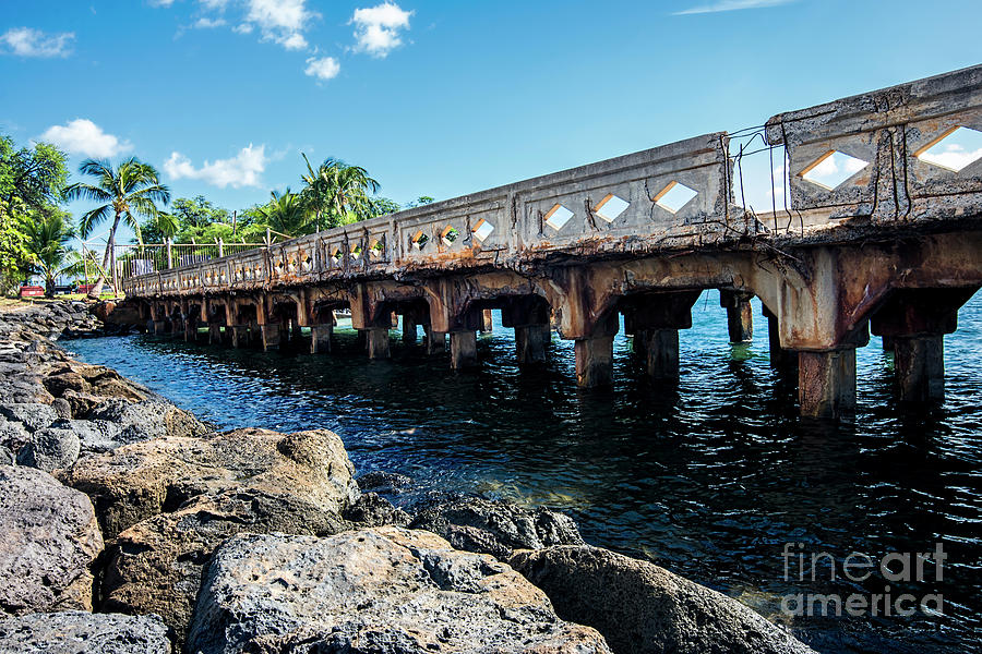 old Lahaina Pier Photograph by Baywest Imaging