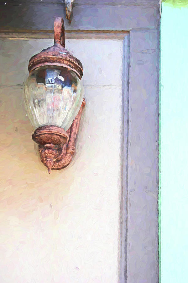 Old Lantern Port Huron 10 Painterly Photograph by Mary Bedy