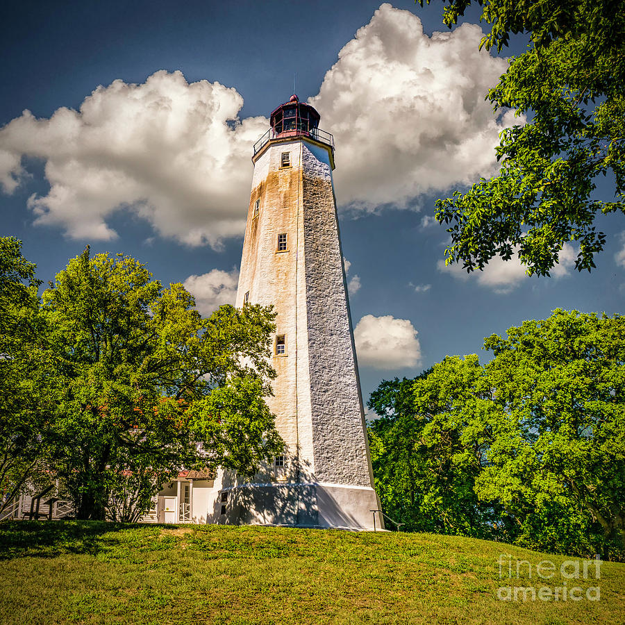 Old Lighthouse at Sandy Hook Photograph by Nick Zelinsky Jr