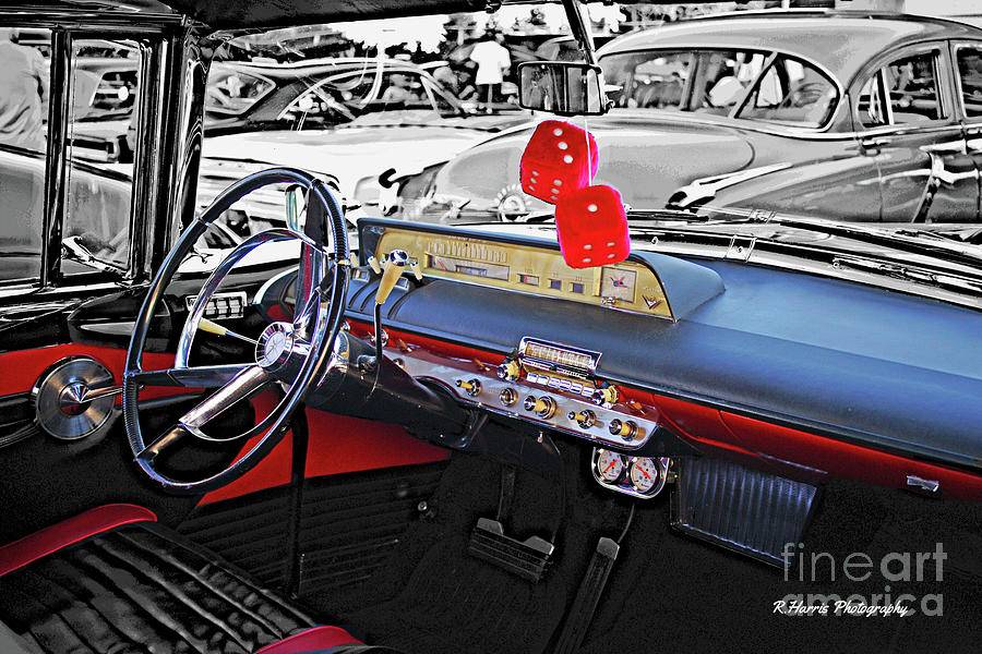Old Lincoln Dashboard Photograph by Randy Harris