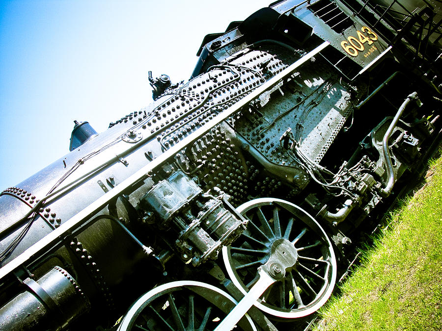 Train Photograph - Old Locomotive 01 by Michael Knight