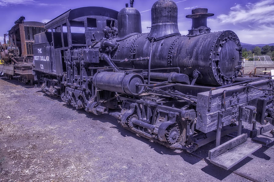 Train Photograph - Old Locomotive by Garry Gay
