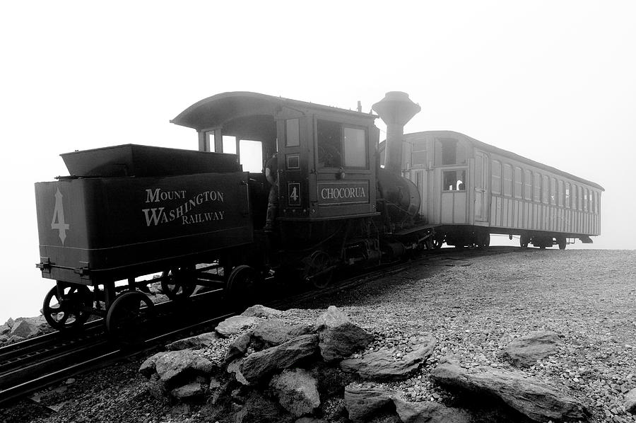 Mountain Photograph - Old Locomotive by Sebastian Musial