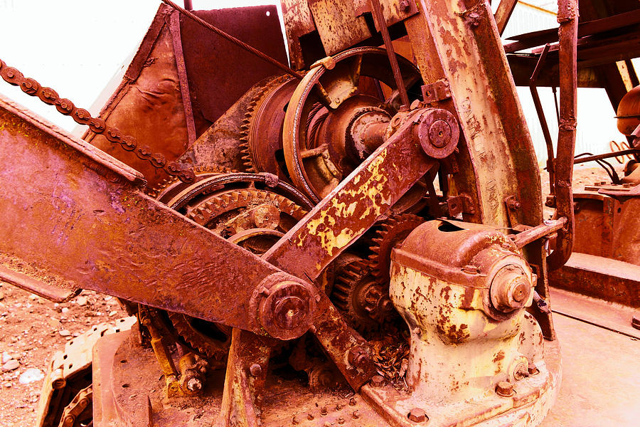 Old Machinery  Photograph by Jeff Swan