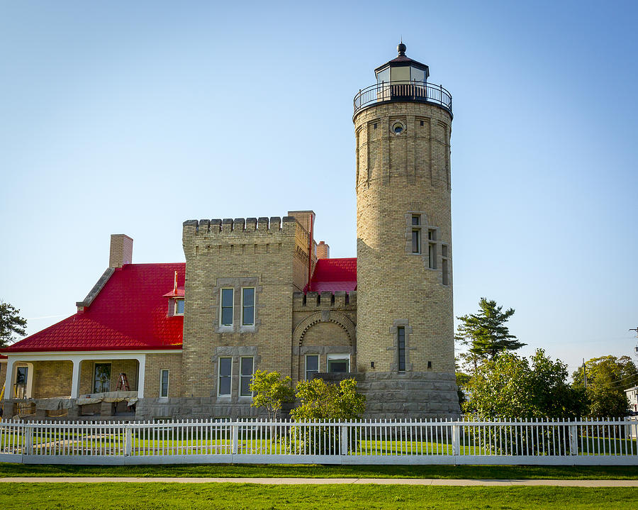 Old Mackinac Point Light Photograph by Jack R Perry