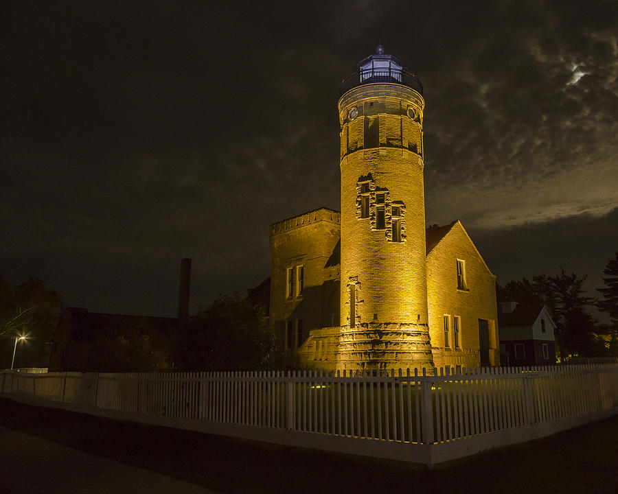 Old Mackinac Point Lighthouse - Mackinaw City, MI Photograph by Jack R Perry