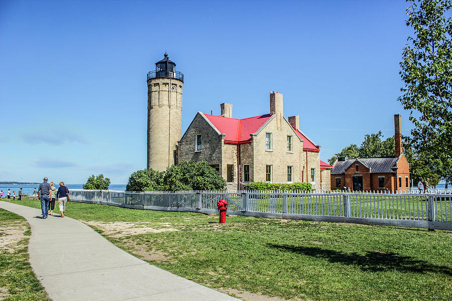Old Mackinac Point Lighthouse Photograph by Tammy Chesney