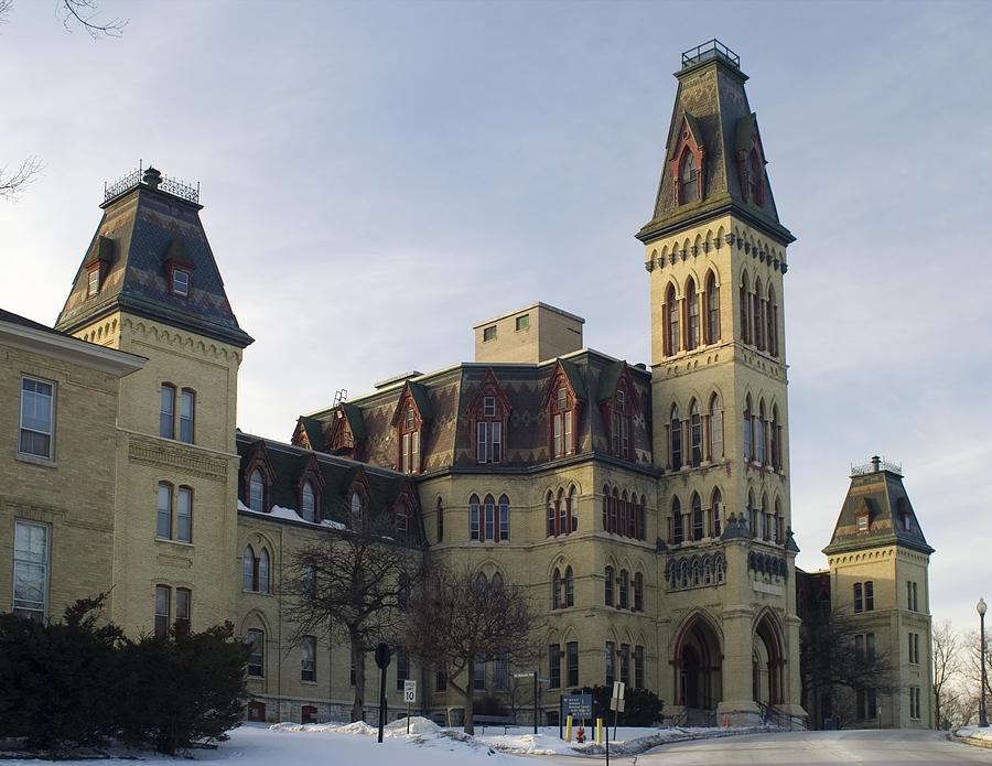 Old Main at Woods Wisconsin Photograph by Peter Skiba