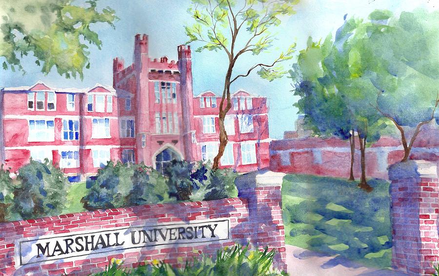 Old Main Painting by Julie Garcia